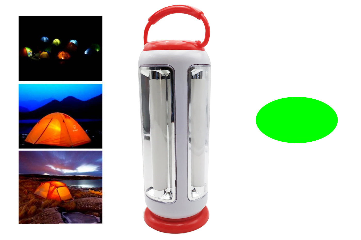 Torcia led emergenza ricaricabile luce fredda lampada campeggio portatile