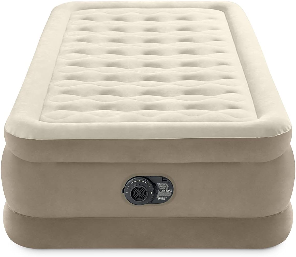 Letto Gonfiabile Singolo 190x100x40 cm - Materasso Ad Aria Regolabile con Pompa Elettrica al Litio Integrata
