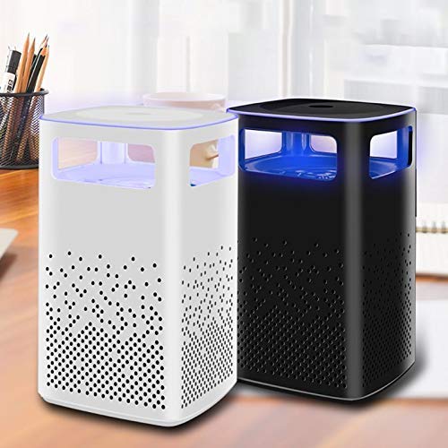 Trappola Antizanzare USB con Luce LED e Aspirazione Silenziosa – Dispositivo Elettrico per Insetti Volanti da Interno