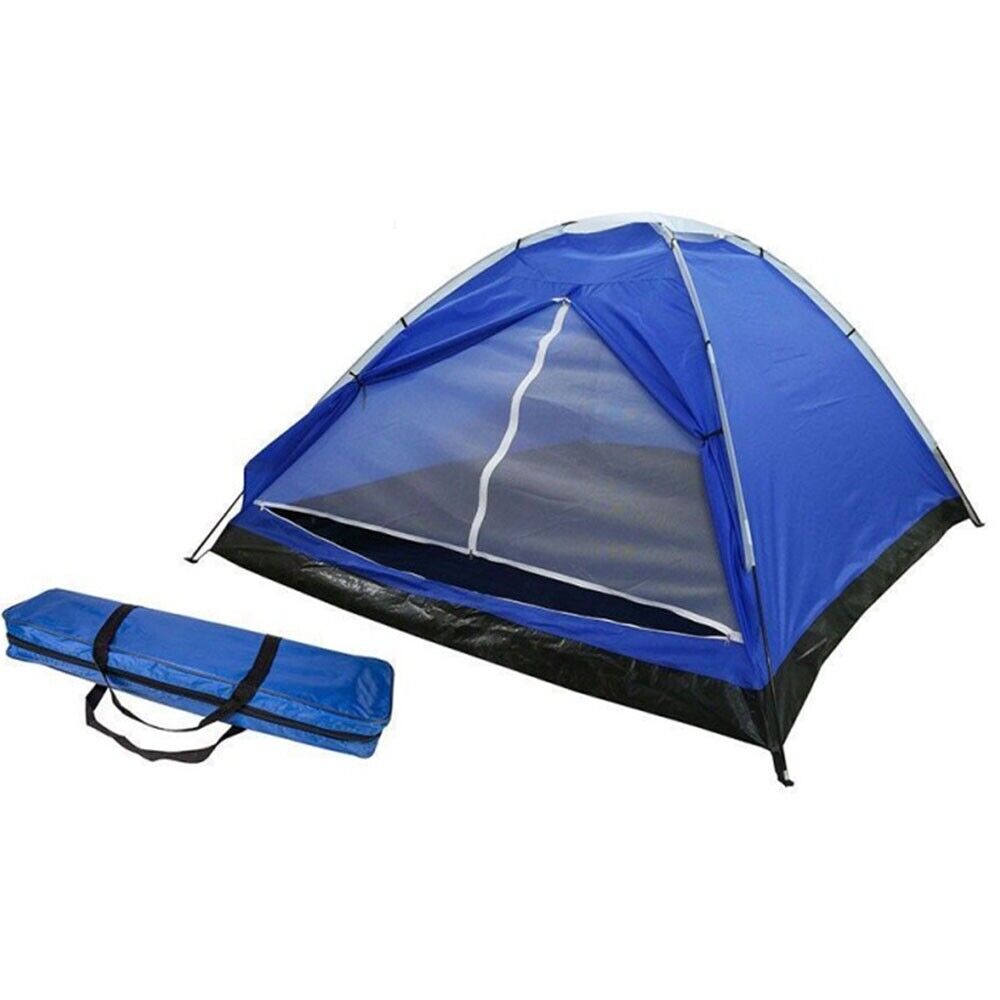 Tenda da campeggio grande 4 posti richiudibile con sacca per spiaggia mare giardino