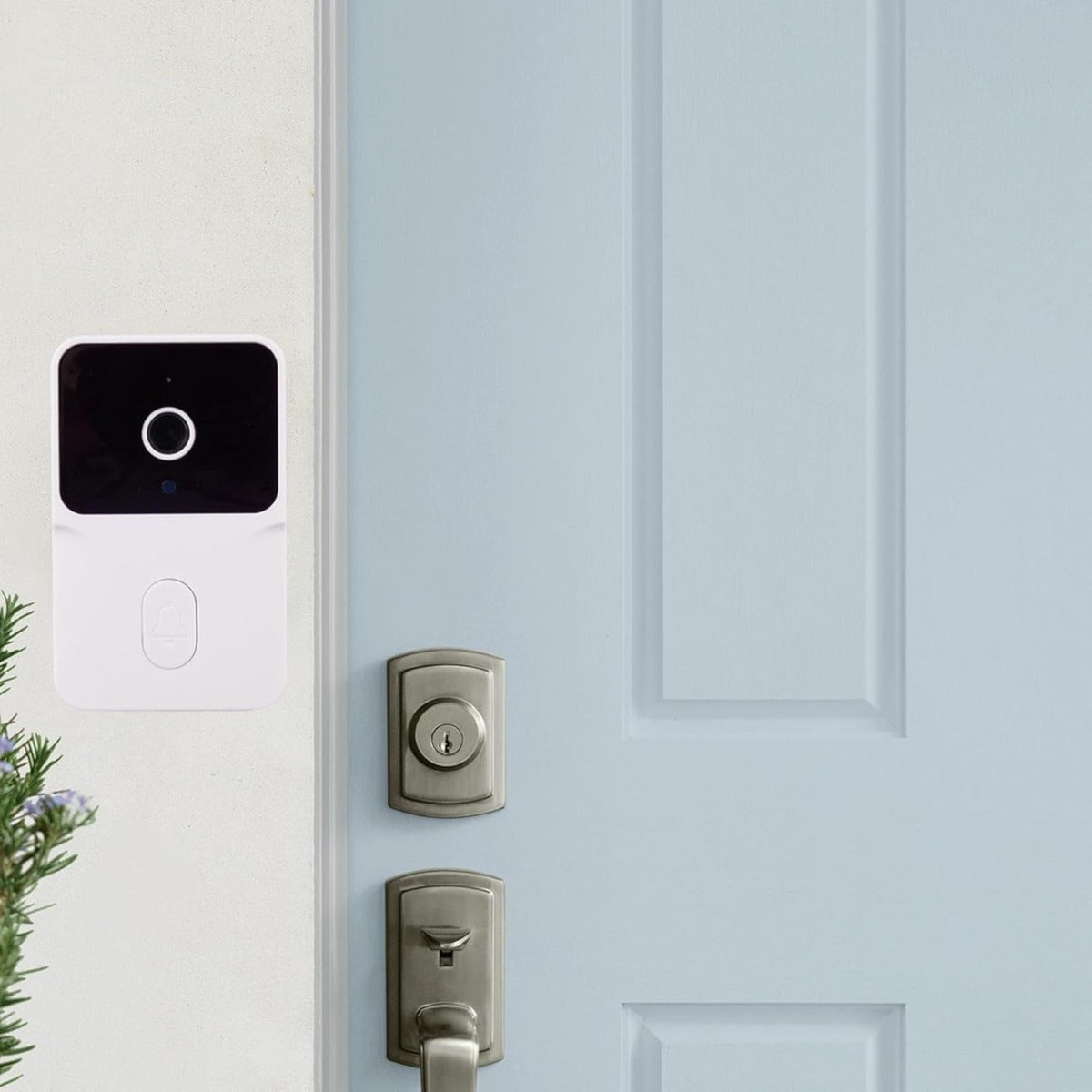 📹 Videocitofono WiFi Senza Fili da Esterno con App e Visione Notturna – Audio Bidirezionale