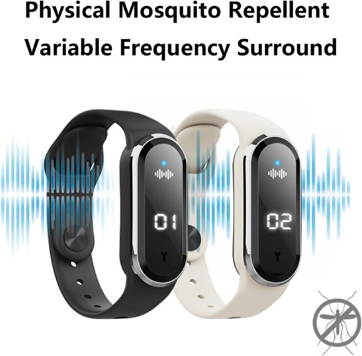 Bracciale elettronico repellente per zanzare ad ultrasuoni anti-insetti