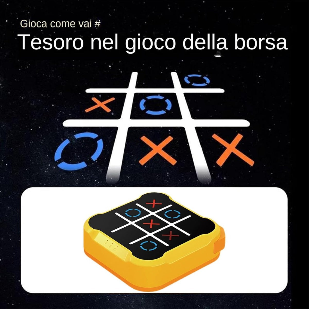 Gioco Elettronico Tris 3 in 1 | Tic-Tac-Toe Portatile con 9 Livelli di Difficoltà 🎮🧠