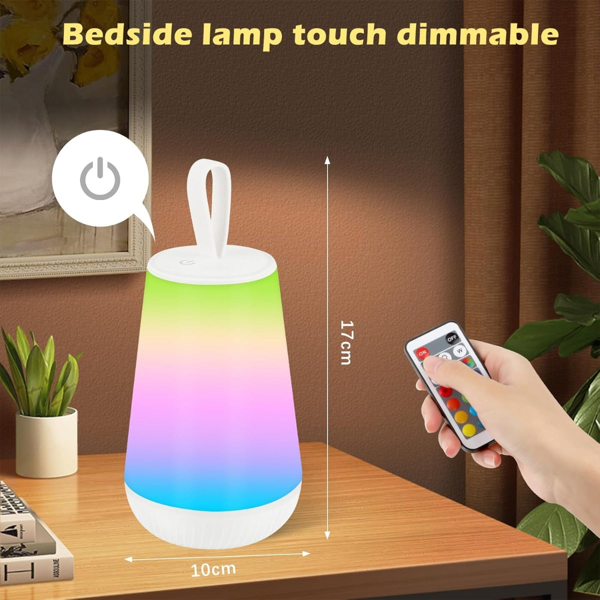 Lampada da Comodino LED con Controllo Touch e Illuminazione Regolabile