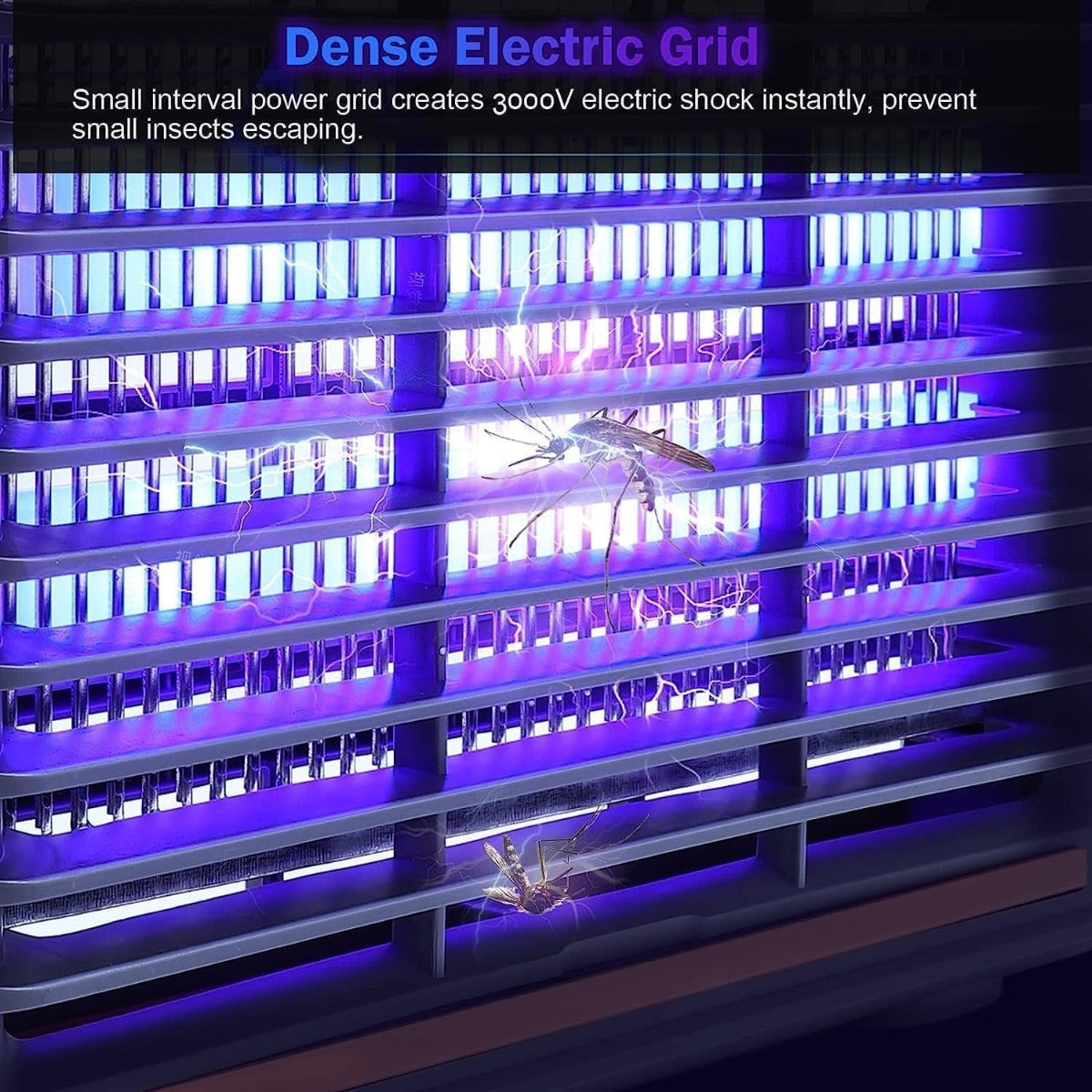 Lampada Antizanzare Elettrica – Zanzariera da Interno Portatile, Silenziosa ed Efficace (8W)