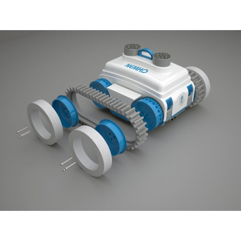 NemH2o Accessori Kit Kanebo Pulisci Piscina Ruote Cingoli