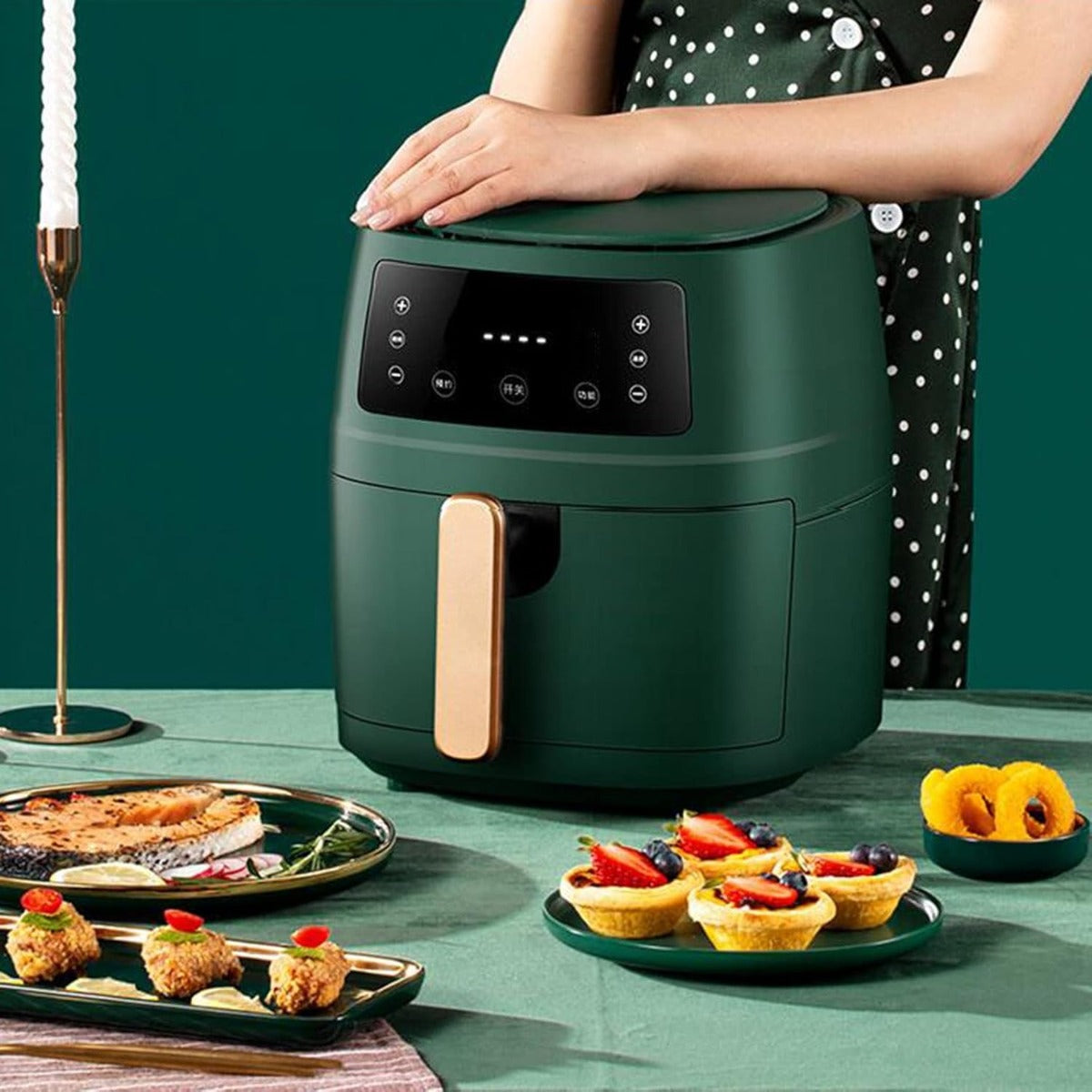 Friggitrice ad Aria Calda 2400W 8 Litri Digitale
