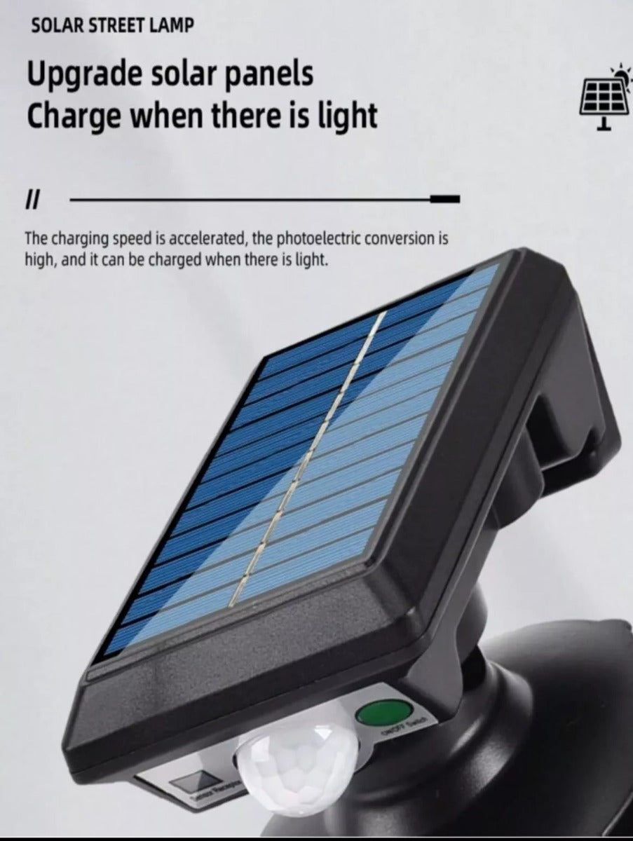Lampada Faretto Applique LED Solare con Sensore di Movimento