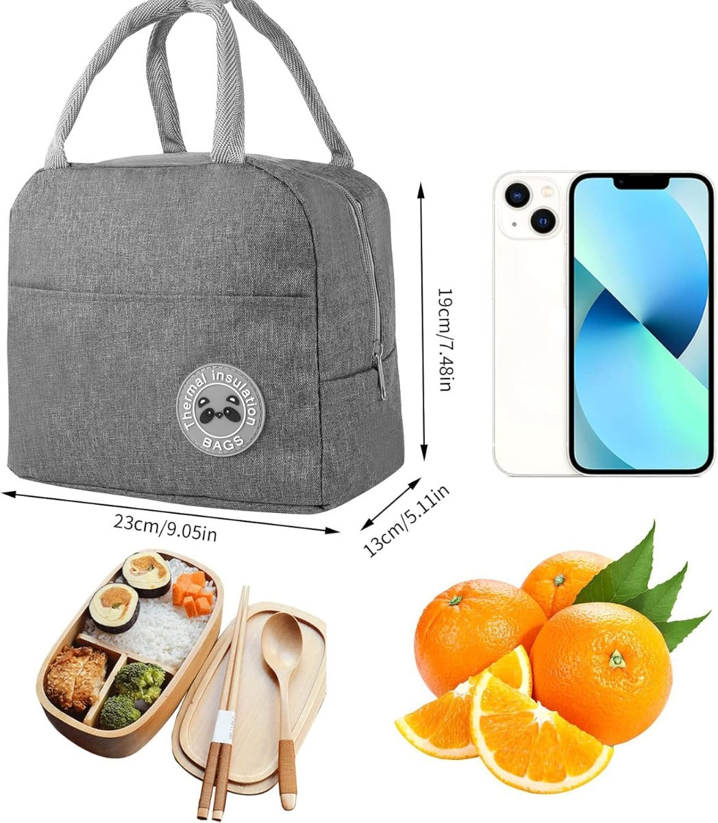 Set Lunch Box con Borsa Termica – 6 Pezzi per Pranzo, Ufficio, Scuola e Campeggio