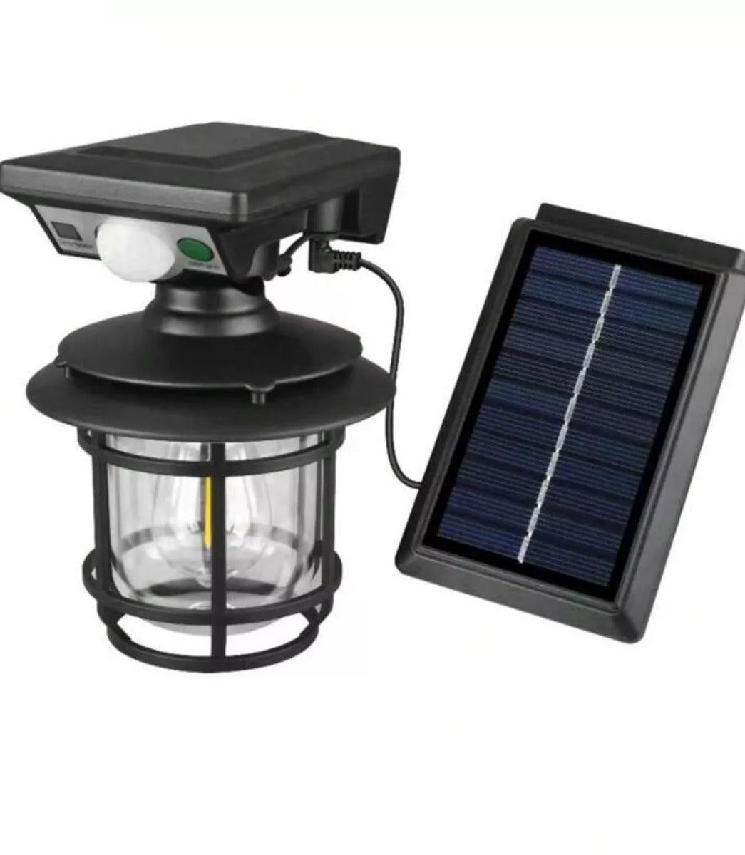 Lampada Faretto Applique LED Solare con Sensore di Movimento