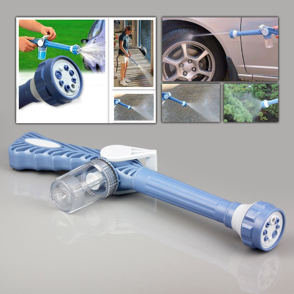 💦 Idropulitrice Portatile EZ Jet Water Cannon – Pistola a 8 Getti con Serbatoio, per Auto & Giardino