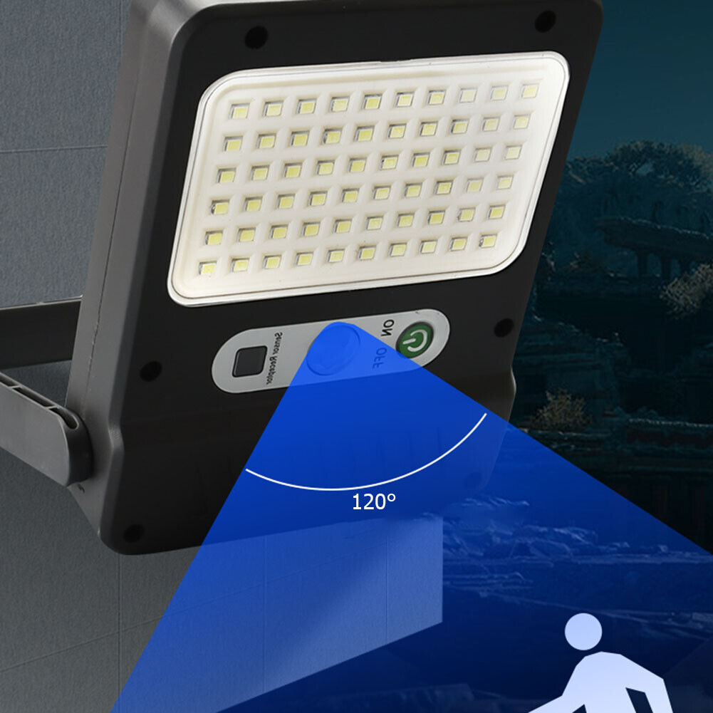 💡 Mini Faro LED Solare COB 280 LED – Sensore Movimento, Telecomando, IP65 Impermeabile