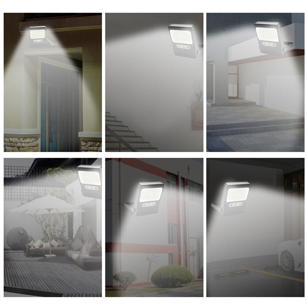 💡 Mini Faro LED Solare COB 280 LED – Sensore Movimento, Telecomando, IP65 Impermeabile