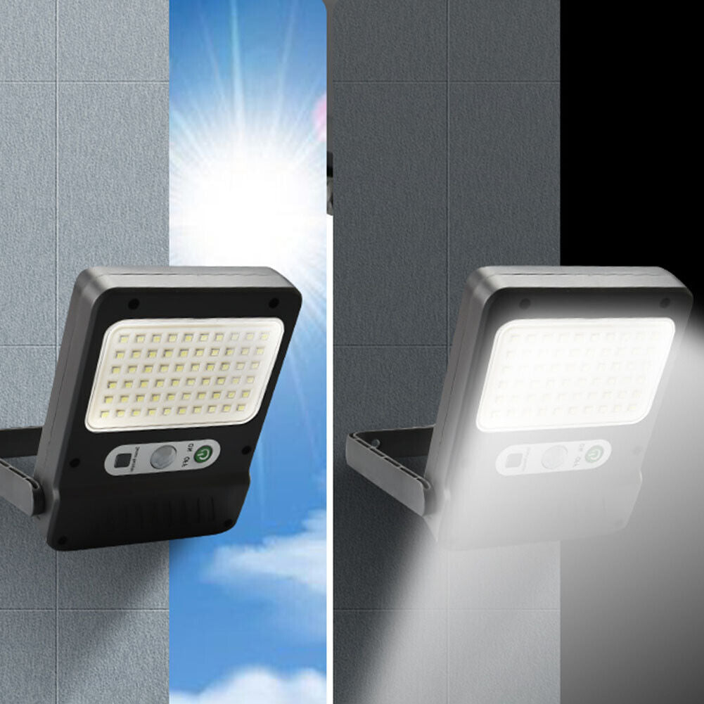 💡 Mini Faro LED Solare COB 280 LED – Sensore Movimento, Telecomando, IP65 Impermeabile