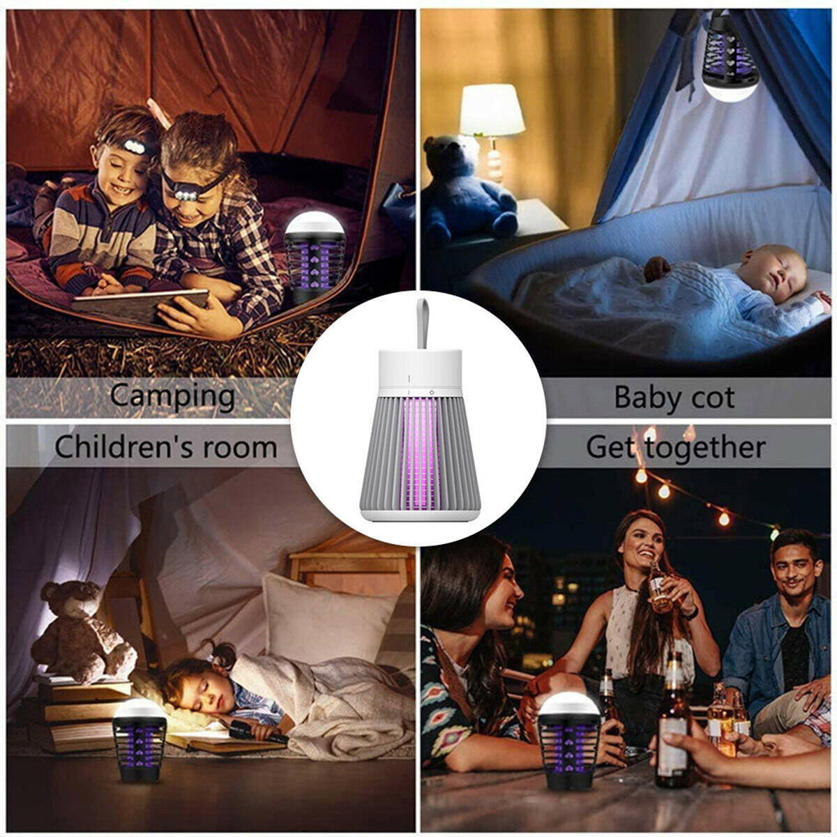 Lampada Elettrica uccidi Zanzare Portatile Led Ammazza Zanzare
