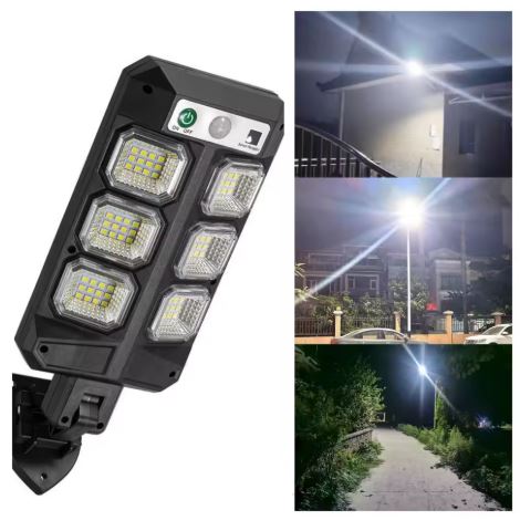 Lampada da Parete a Induzione Solare 5W con Sensore di Movimento e Telecomando - TE-B0605