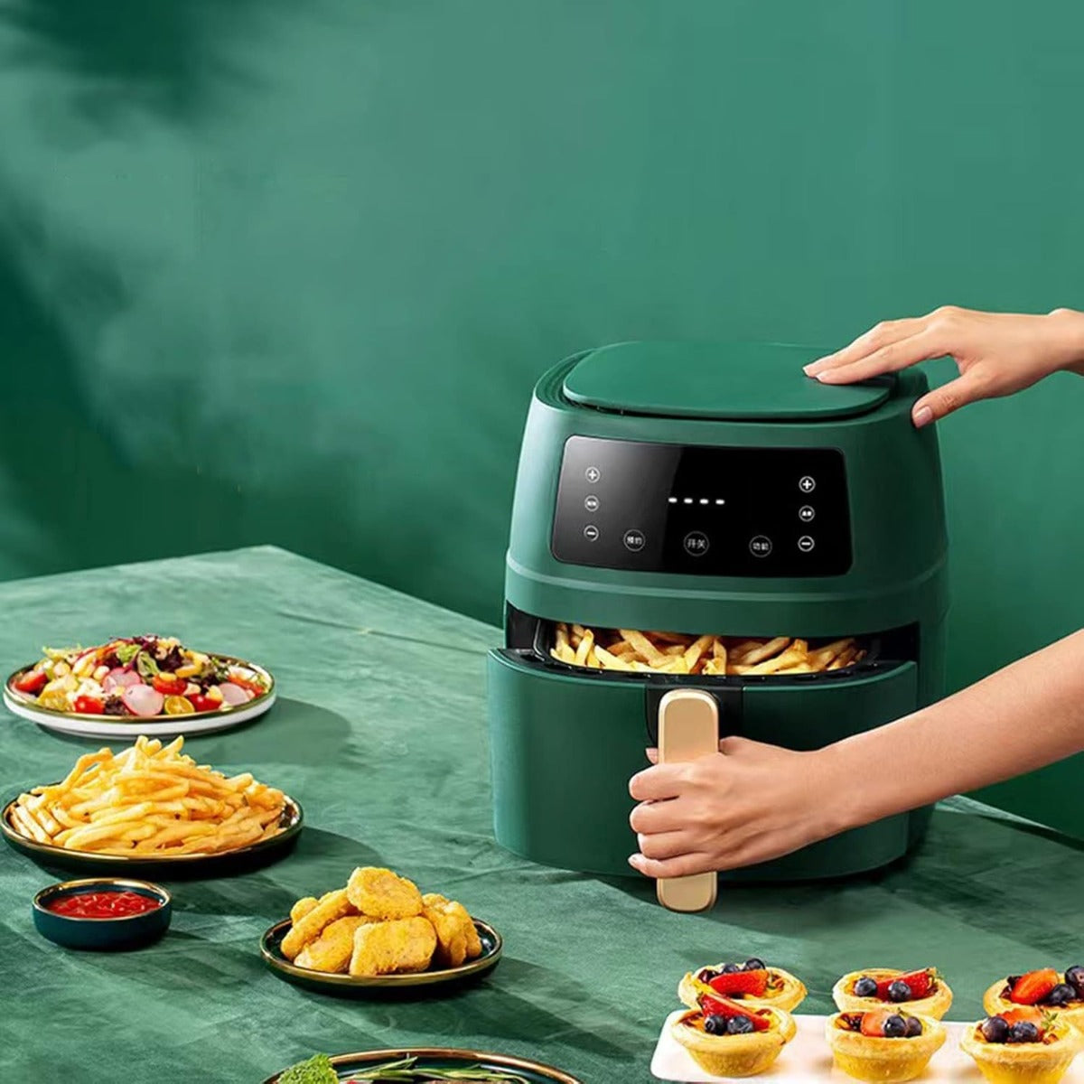 Friggitrice ad Aria Calda 2400W 8 Litri Digitale
