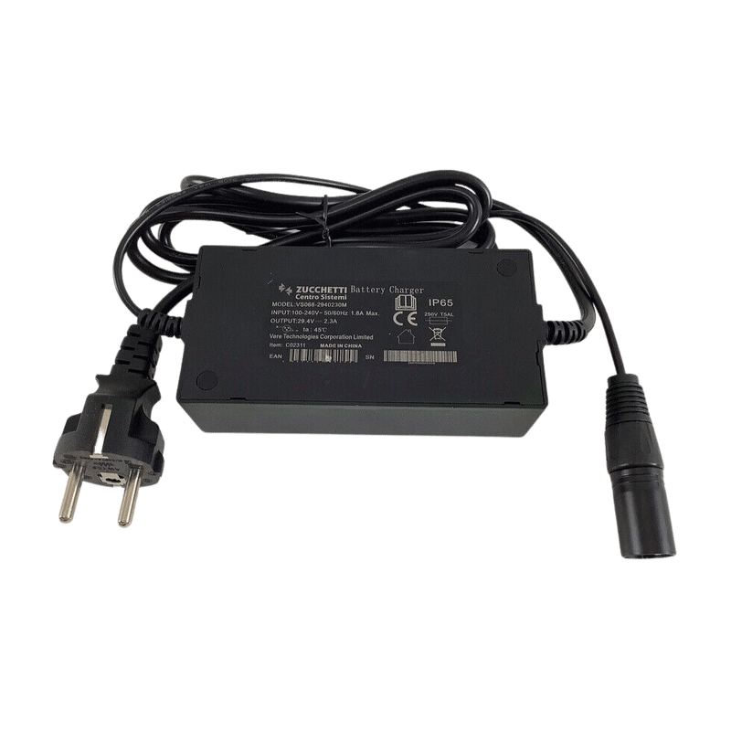🔌 Alimentatore Caricabatterie Zucchetti C02311 – 25Ah con Ventola | Per Ambrogio L15 L20 L30 Elite, Twenty ZR