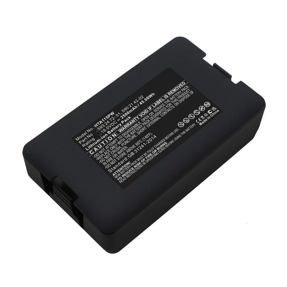 Batteria 18V Husqvarna/Gardena/McCulloch, Automower 420 2017/Automower 310 2021 Affidabile batteria di ricambio da 2500mAh ioni di litio senza effetto memoria per utensili Husqvarna/Gardena/McCulloch