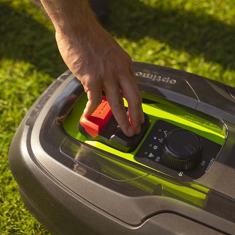 Optimow 4 Greenworks Robot falciatrice robot tosaerba 450 m2 larghezza di taglio 17 cm