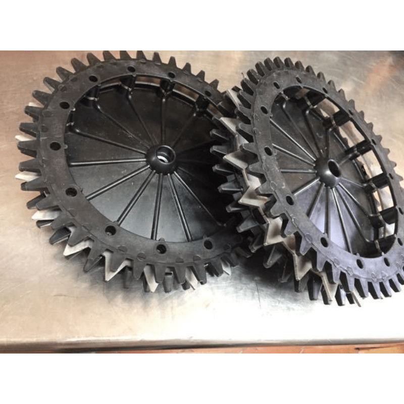 🛞 Ruota Gomma Morbida Zucchetti Robot L250 L300 L350 – Ø 27 cm | Cod. 110Z54500A