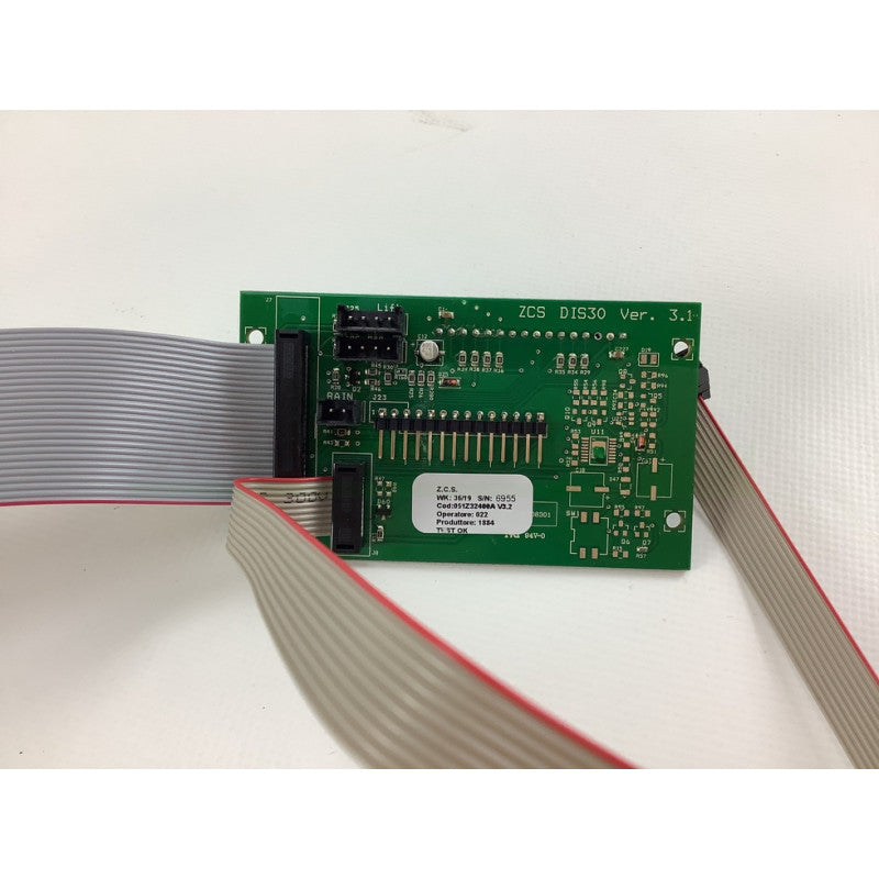 retro circuito elettronico display Zucchetti 051Z13300A per Ambrogio e Stiga