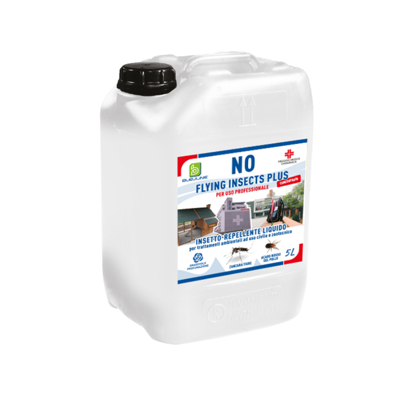 Bleuline Repellente Insetti: zanzare, mosche e acaro dei polli Bio BL FLOWER INSECT CONCENTRATO - 5 LT