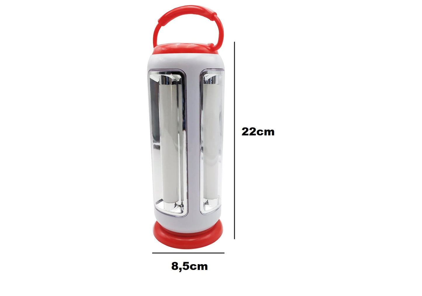 Torcia led emergenza ricaricabile luce fredda lampada campeggio portatile
