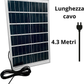 Faro LED con Pannello Solare - 50 Watt
