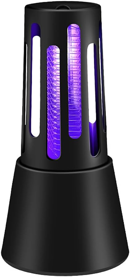 Lampada Zanzariera Elettrica da Parete – Luce UV Antizanzare Portatile con Alta Tensione, Silenziosa e Sicura per Interni ed Esterni