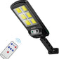 🌞 Faro Lampione Stradale LED Solare – 120 COB, Sensore di Movimento, Telecomando, IP65