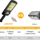 🌞 Faro Lampione Stradale LED Solare – 120 COB, Sensore di Movimento, Telecomando, IP65