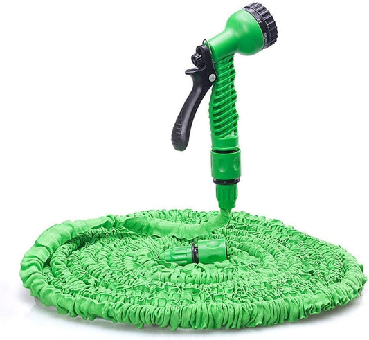Tubo Estensibile da Giardino 30 Metri con Pistola a 7 Getti – Leggero, Compatto e Multifunzione