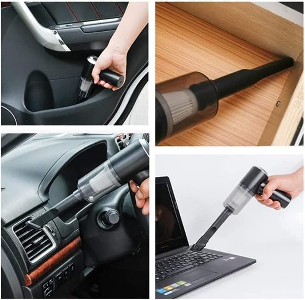 Mini Aspirapolvere Portatile Senza Fili - Potente e Versatile per Casa, Auto e Ufficio