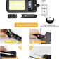 🌞 Faro Lampione Stradale LED Solare – 120 COB, Sensore di Movimento, Telecomando, IP65