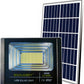 Shunjiuboy Faro LED Solare 400W con Sensore Crepuscolare, Telecomando e Timer, Luce Bianca Fredda 6500K, IP67