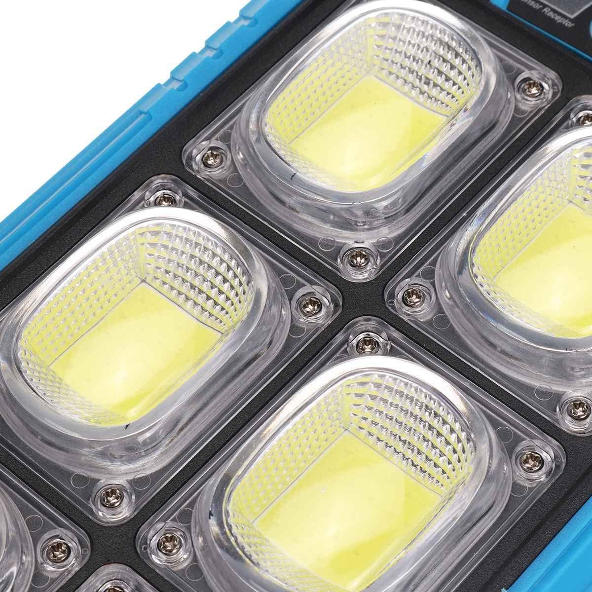 Faro lampione stradale pannello solare fotovoltaico sensore 150 led cob