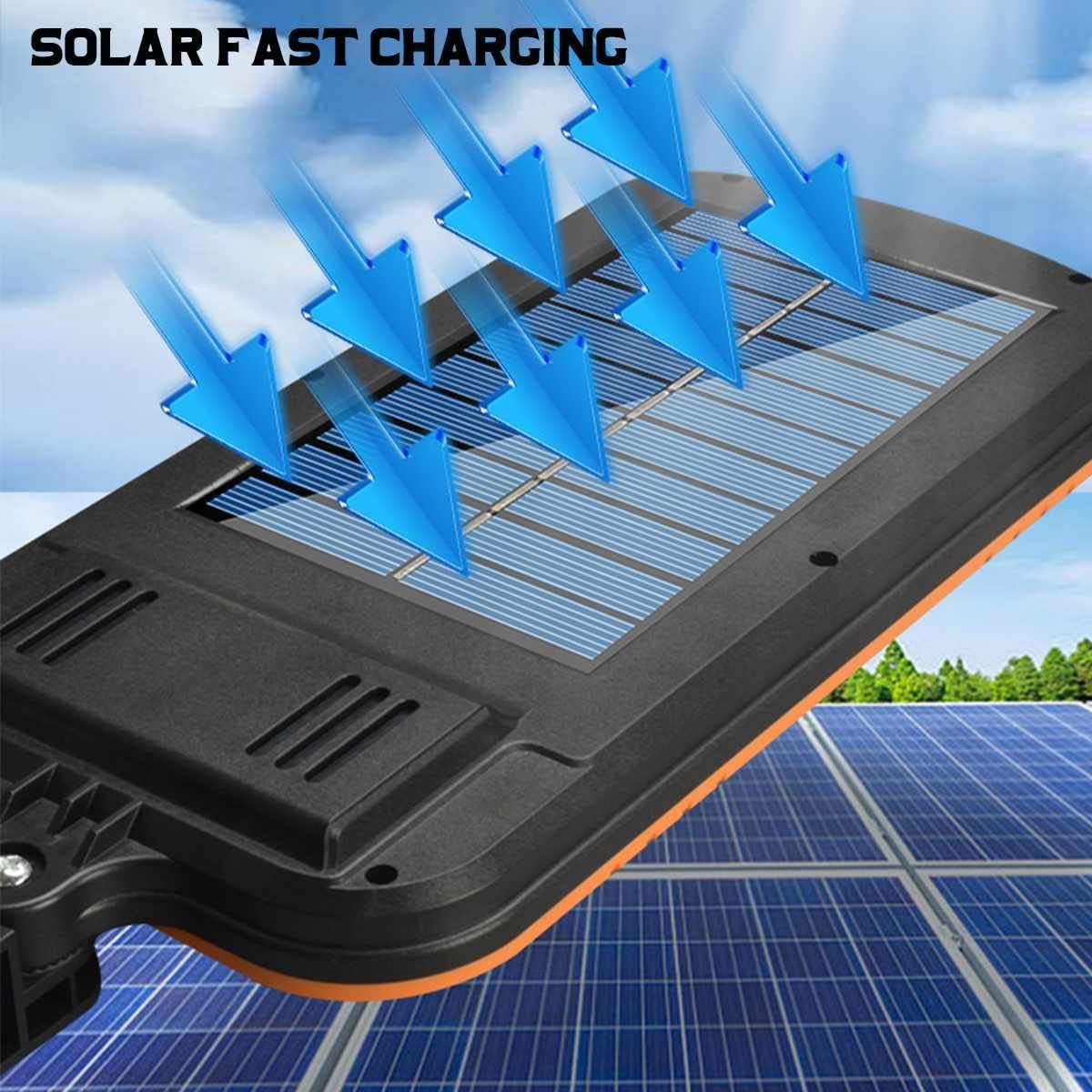 Faro lampione stradale pannello solare fotovoltaico sensore 150 led cob