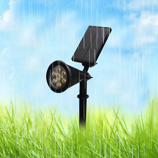 Faretto LED  TE-B0273  Solare da Giardino 7W – Energia Solare, Luce Fredda, Impermeabile IP65