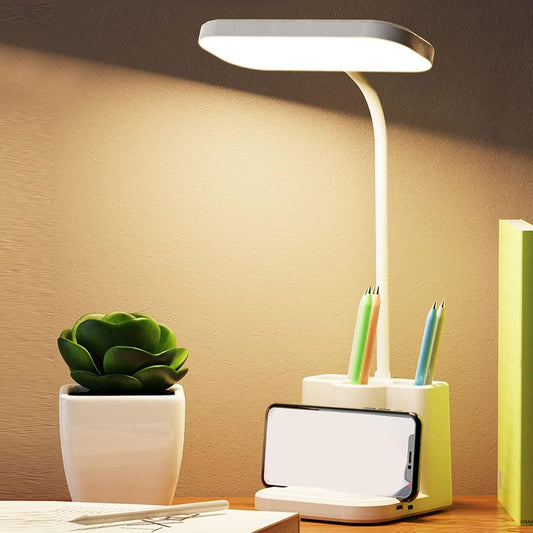 Lampada da Tavolo a LED Ricaricabile | 3 Modalità di Illuminazione Dimmerabile 🔋💡