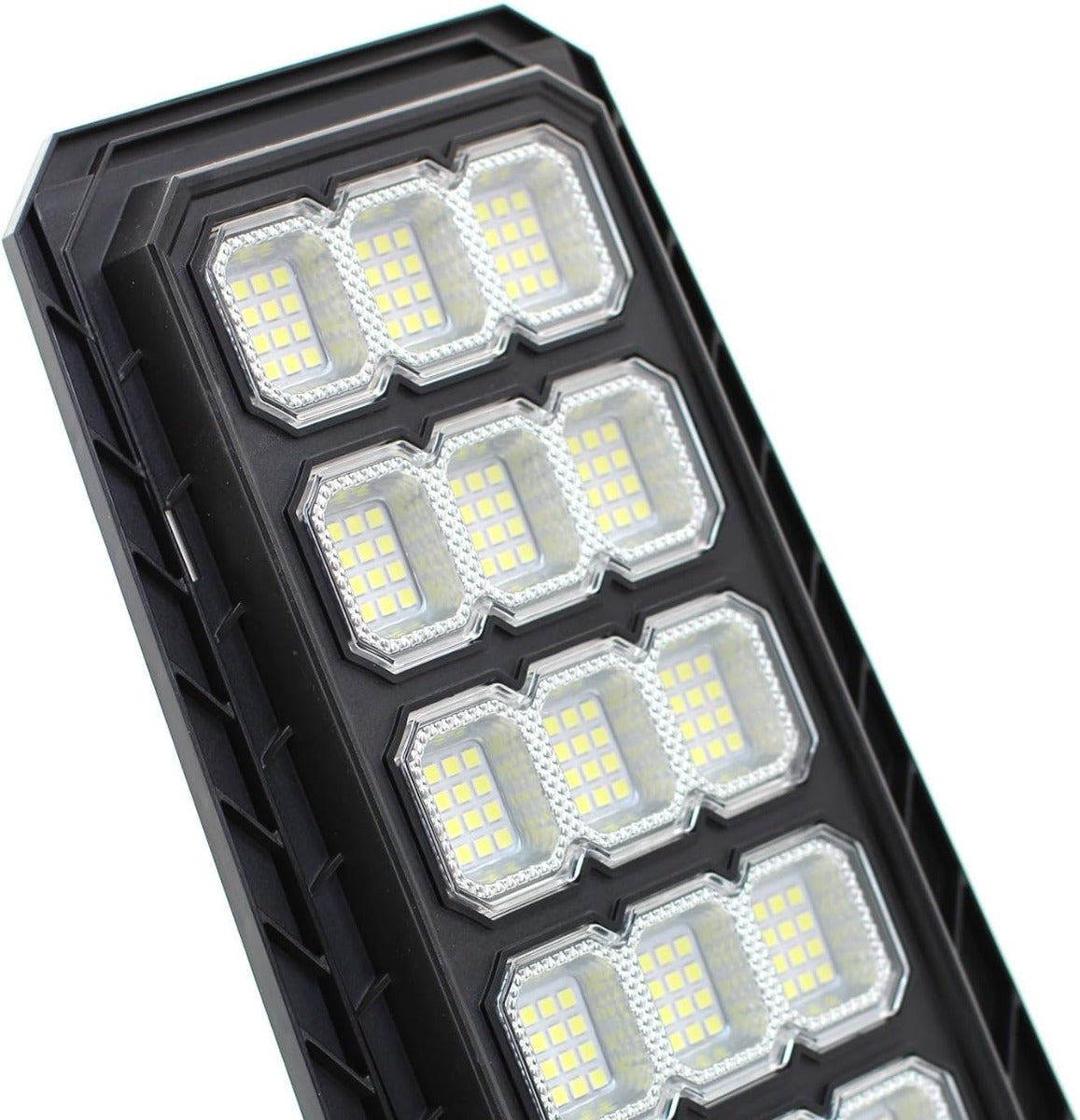 Lampione Solare LED Esterno con Staffa - 400W, 216 LED, Telecomando e Sensore di Movimento
