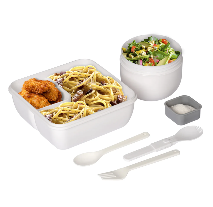 Set Lunch Box con Borsa Termica – 6 Pezzi per Pranzo, Ufficio, Scuola e Campeggio