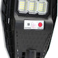 Lampione Solare LED Esterno con Staffa - 400W, 216 LED, Telecomando e Sensore di Movimento