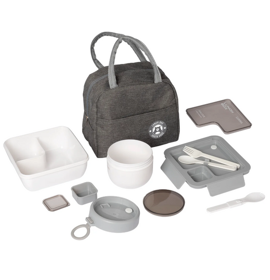 Set Lunch Box con Borsa Termica – 6 Pezzi per Pranzo, Ufficio, Scuola e Campeggio