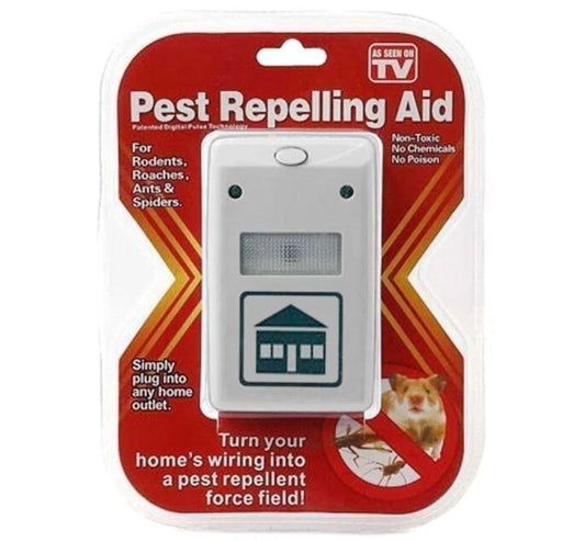 Dispositivo Repellente Ultrasuoni da Interno – Allontana Roditori, Topi, Ratti, Talpe, Formiche e Ragni