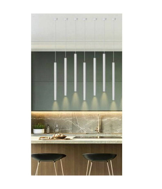 Lampadario LED Sospeso Cilindrico | Design Elegante e Moderno 💡🖤
