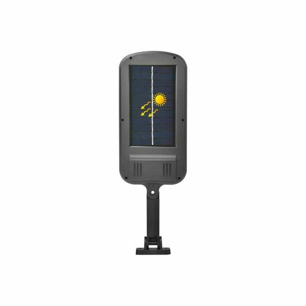 Faro lampione stradale pannello solare fotovoltaico sensore 150 led cob