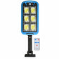 Faro lampione stradale pannello solare fotovoltaico sensore 150 led cob