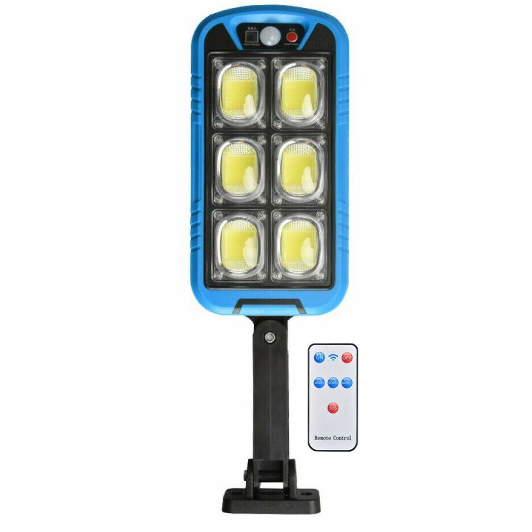 Faro lampione stradale pannello solare fotovoltaico sensore 150 led cob