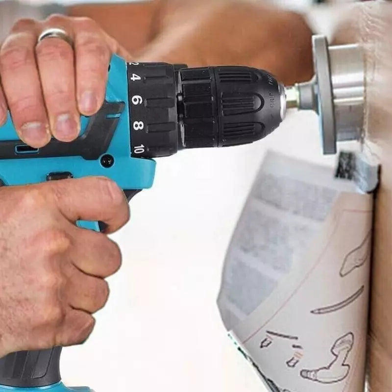 Trapano Avvitatore a Percussione 48V con Doppia Batteria e Valigetta Accessoriata